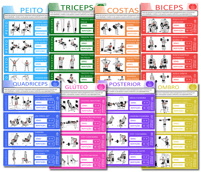 +100 Planilhas de Treinos